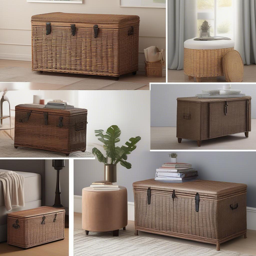 Wayfair Wicker Storage Trunk Decor Ideas