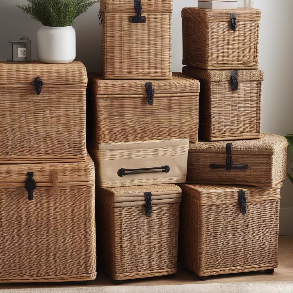 Wayfair Wicker Storage Trunk Sizes