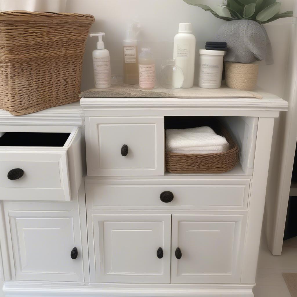 Maintaining Your White Wicker Bathroom Cabinet