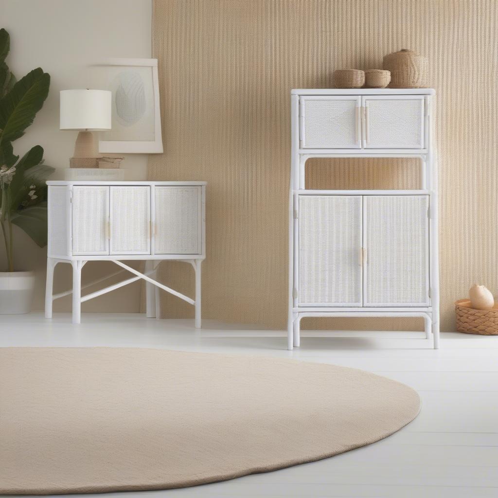 White Wicker Cabinet Styles: Classic, Coastal, and Modern