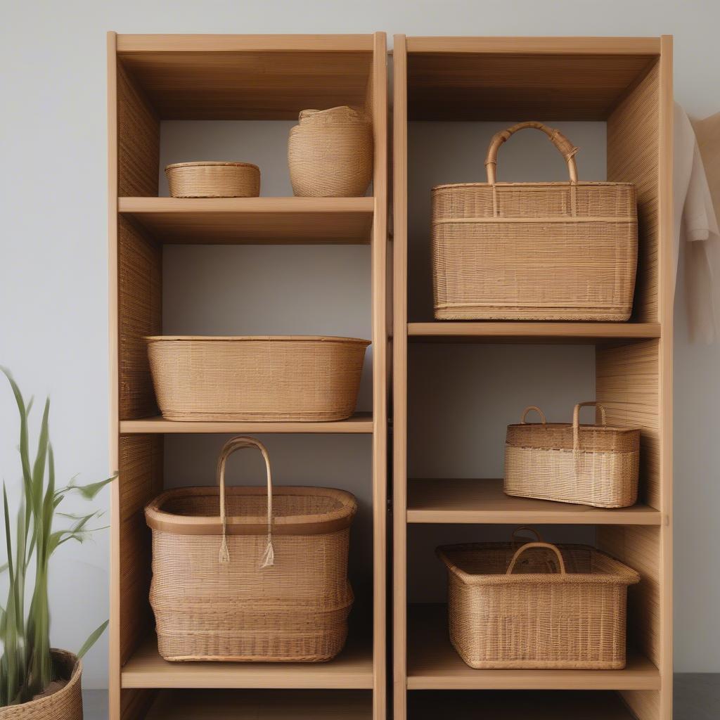 Wicker and Bamboo Storage Comparison