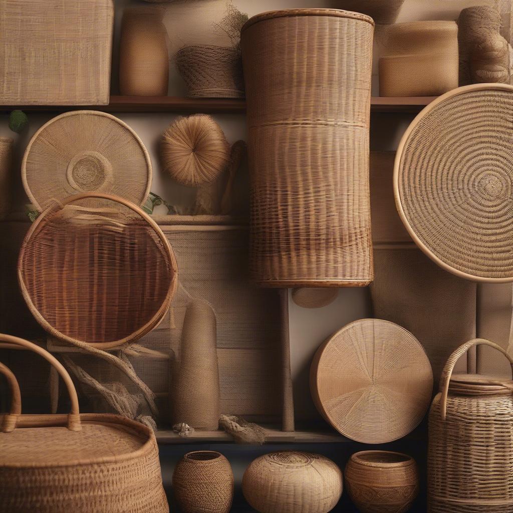 Wicker and Rattan Materials