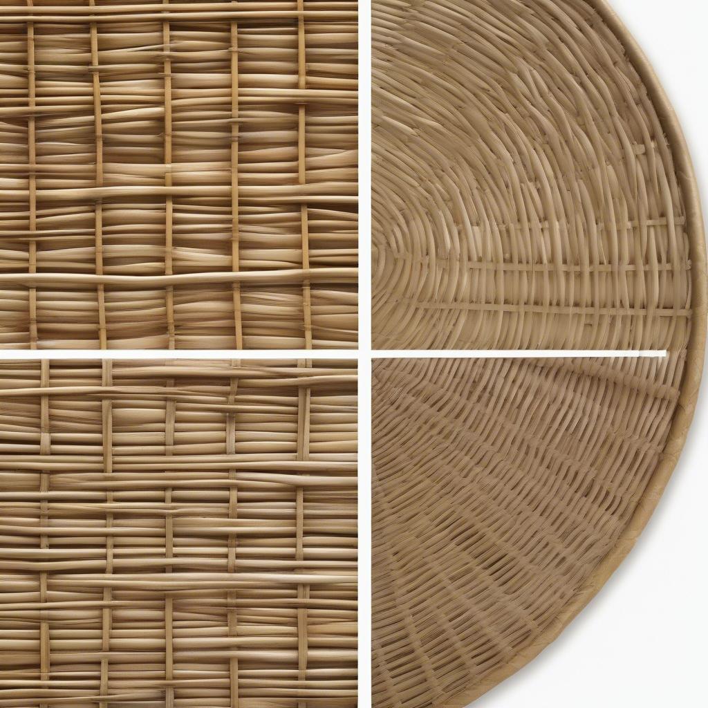 Wicker and Rattan Placemats Comparison UK