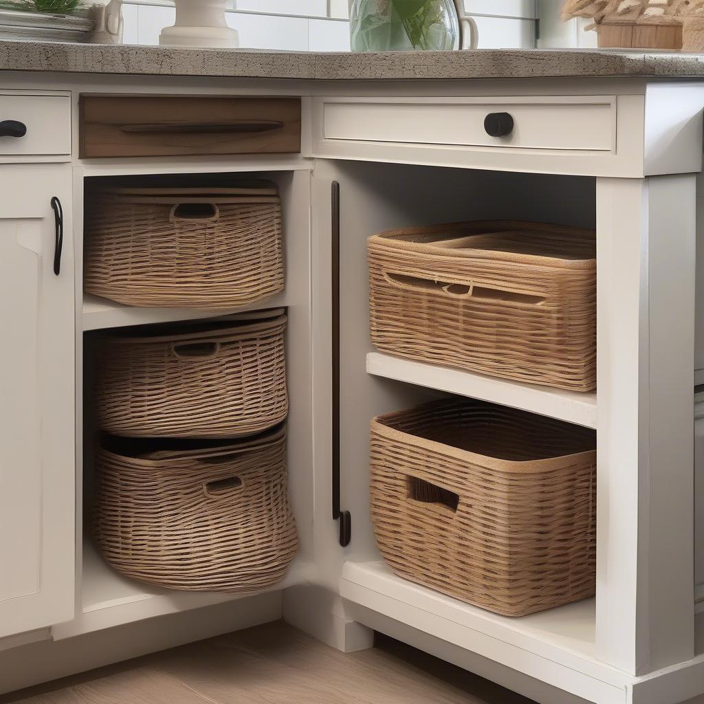 Wicker Basket Drawer Styles