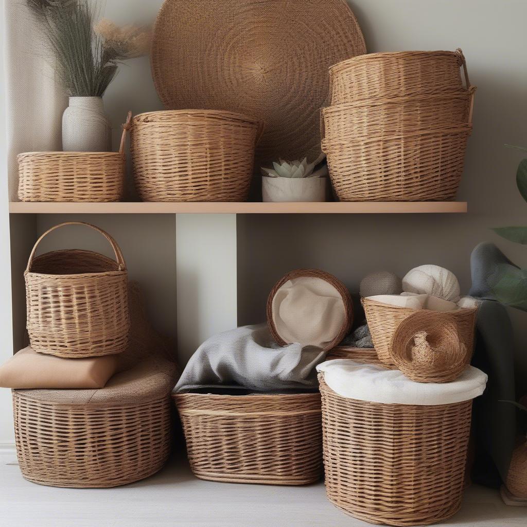 Wicker Basket Home Decor Ideas