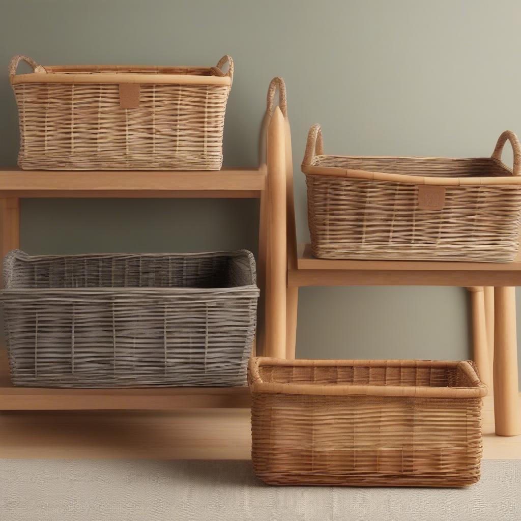 Wicker Basket Materials: Rattan, Willow, and Bamboo