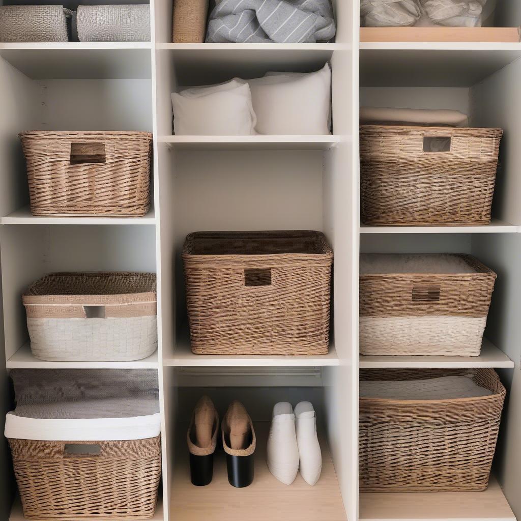 Wicker Basket Organization Tips