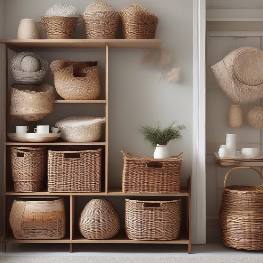 Clever Wicker Basket Storage Ideas