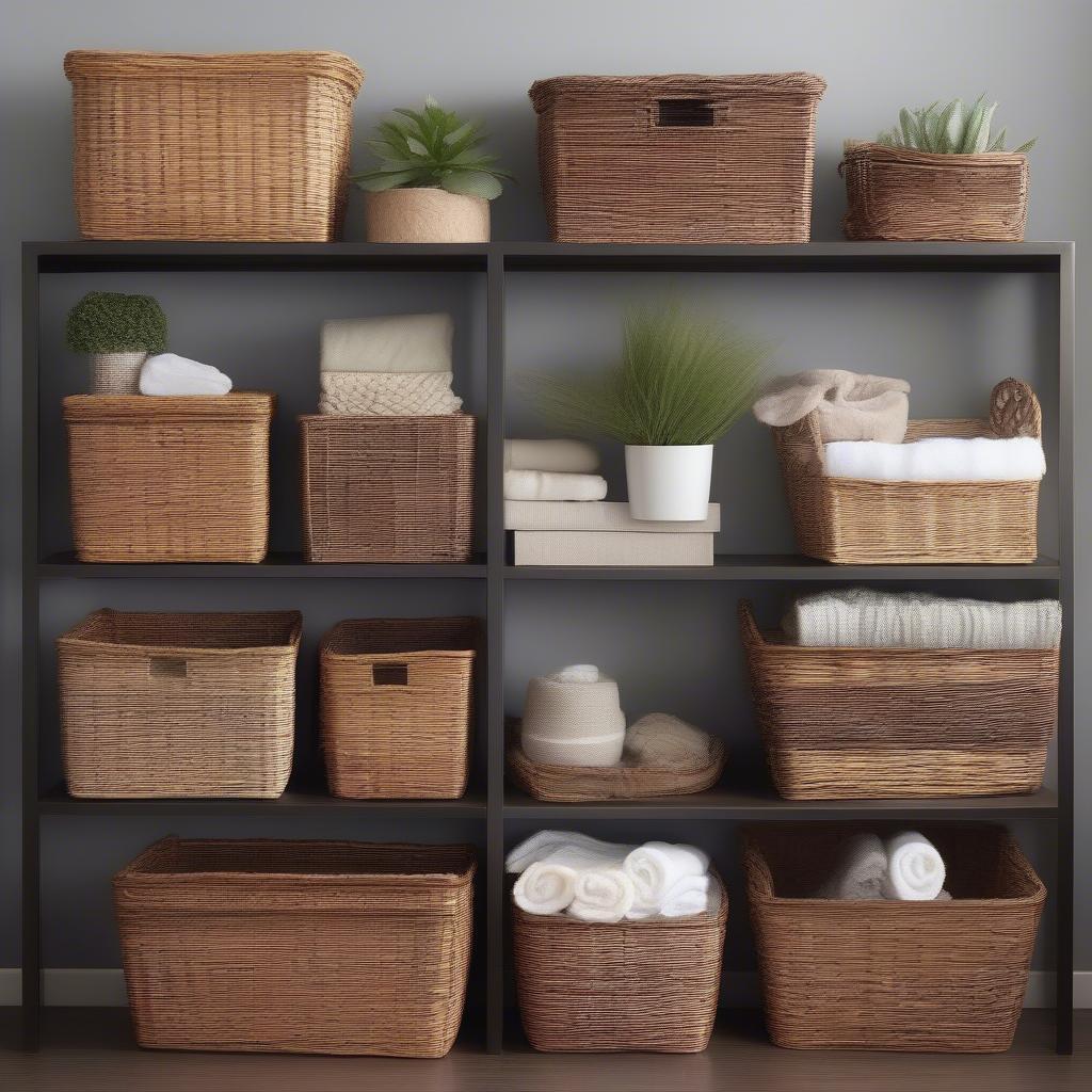 Wicker Basket Storage Ideas