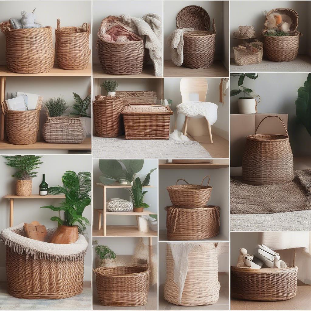 Wicker Baskets for Alternative Storage Solutions