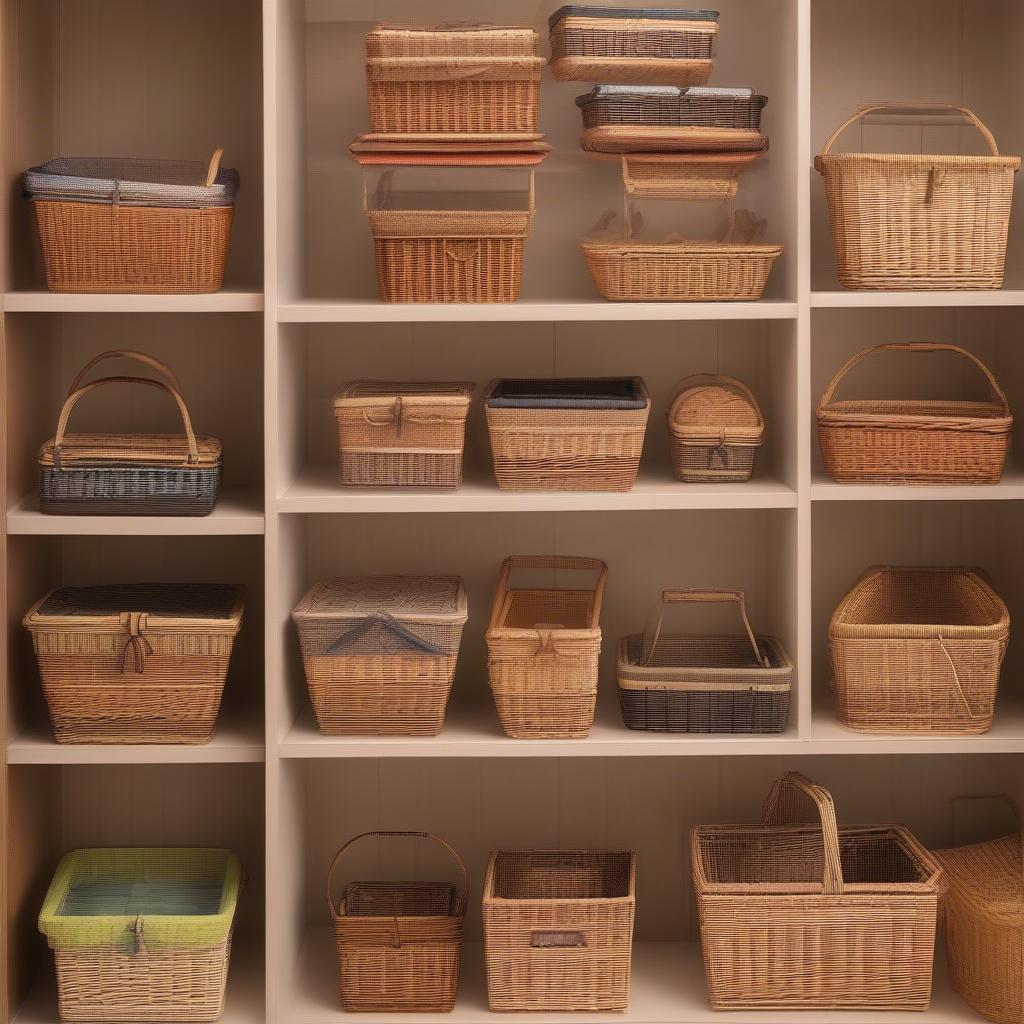 Different Styles of Wicker Baskets