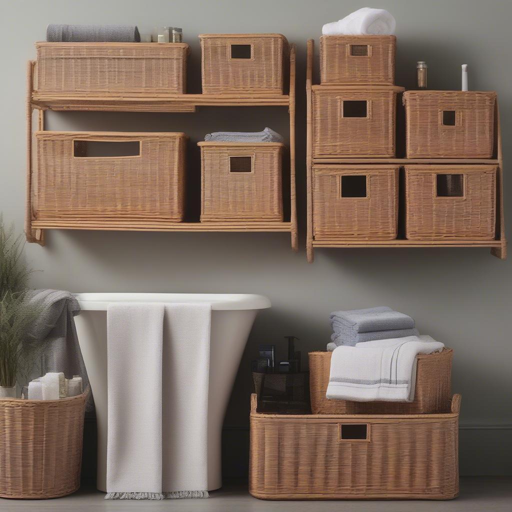 Comparing Wicker Bathroom Storage from Different Retailers