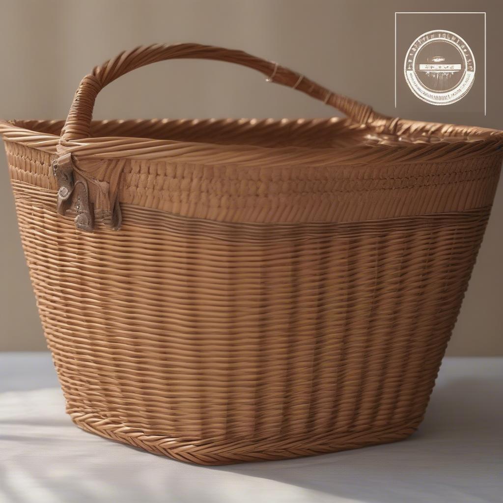 Durability Test of a Wicker Bike Basket