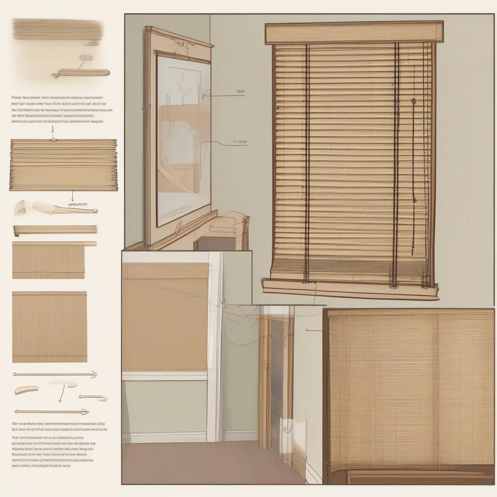 Installing Wicker Blinds