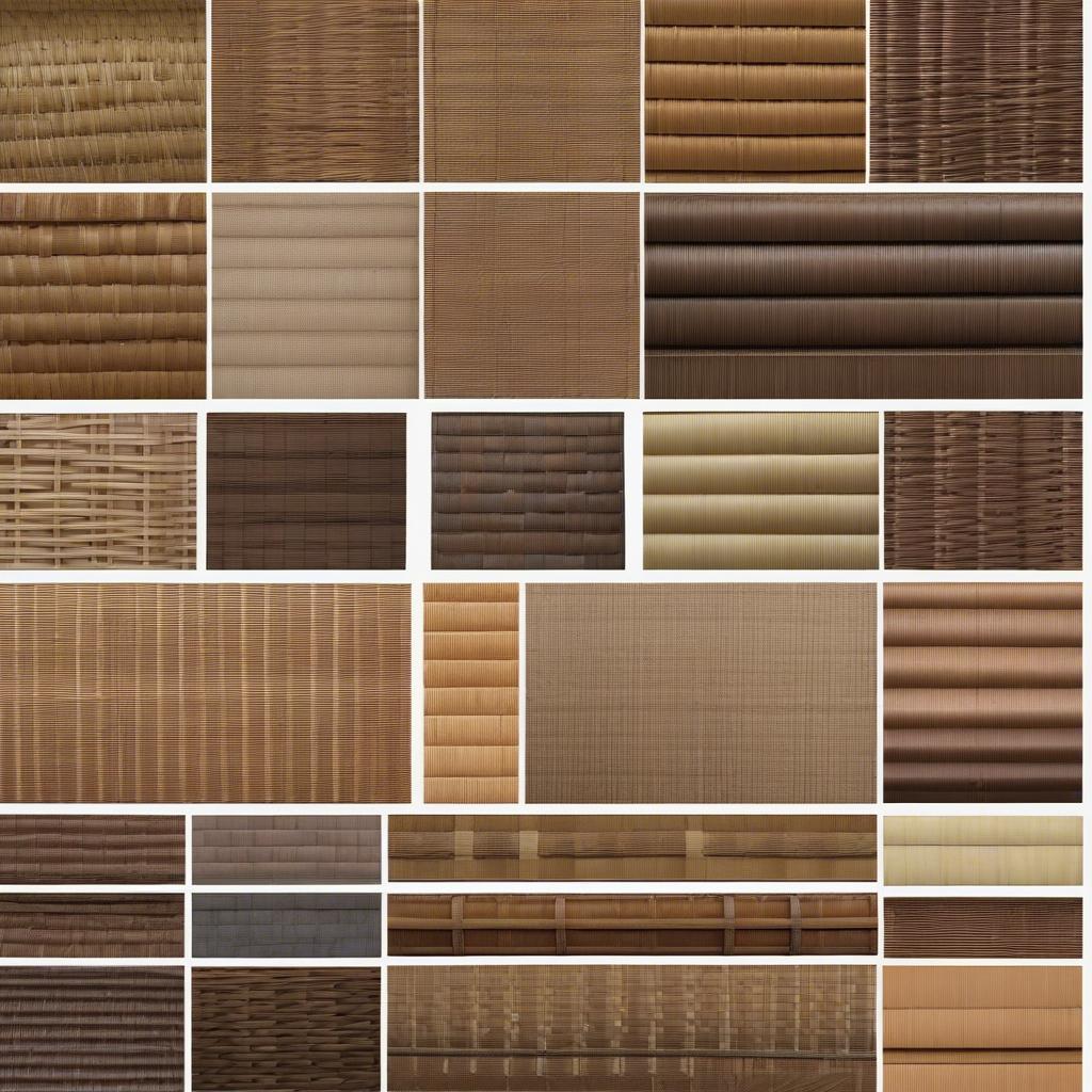 Different Styles of Wicker Blinds