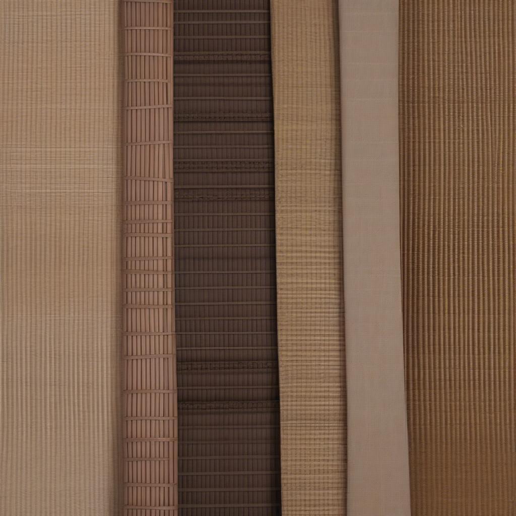 Various Wicker Blind Styles