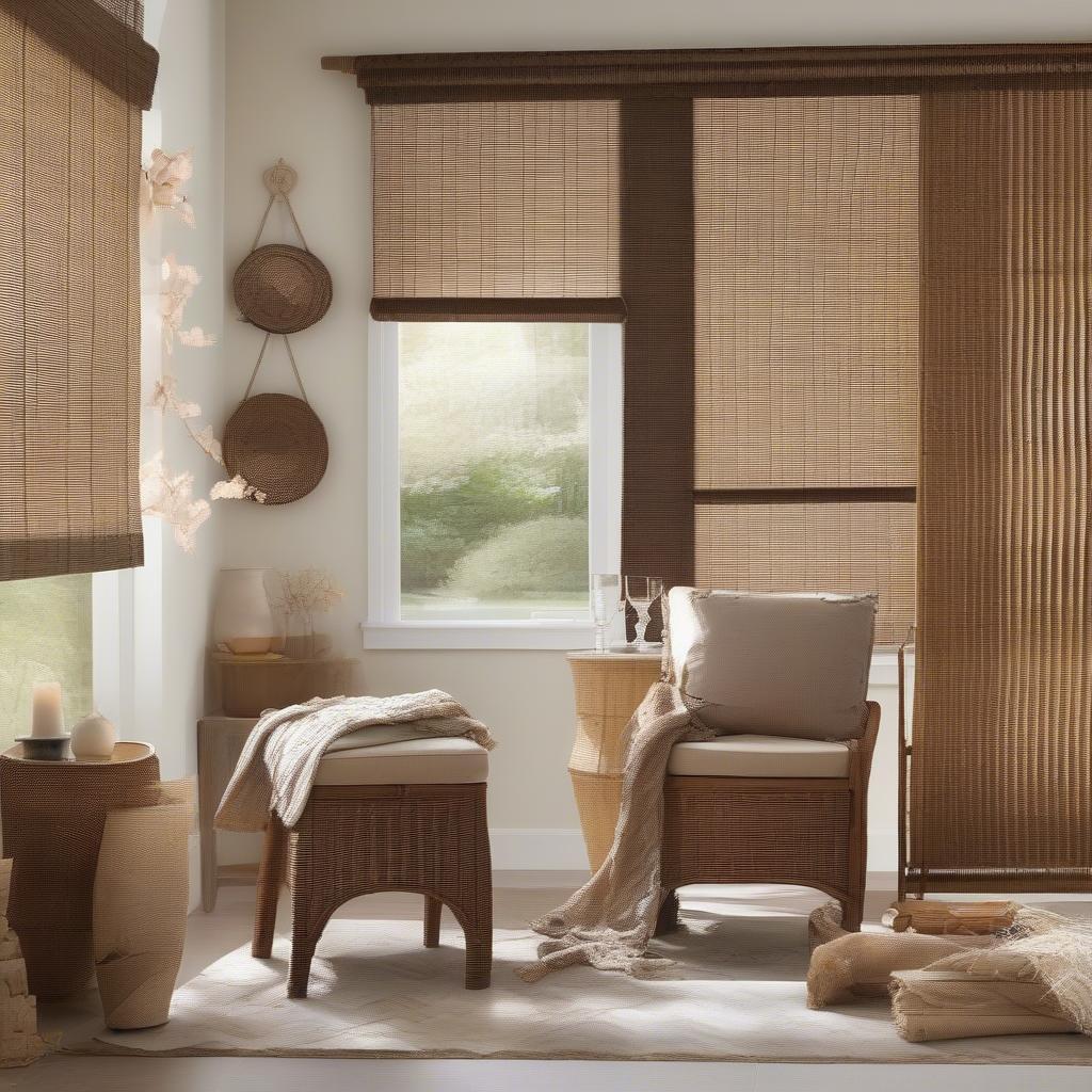 Variety of Wicker Blinds Styles