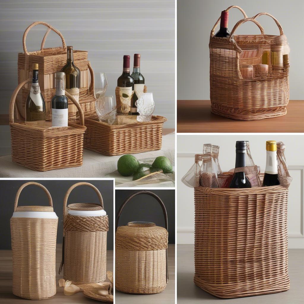 Wicker Bottle Holders from Online Retailers