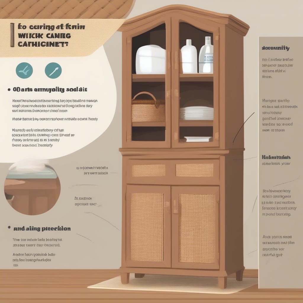 Wicker Cabinet Care Tips