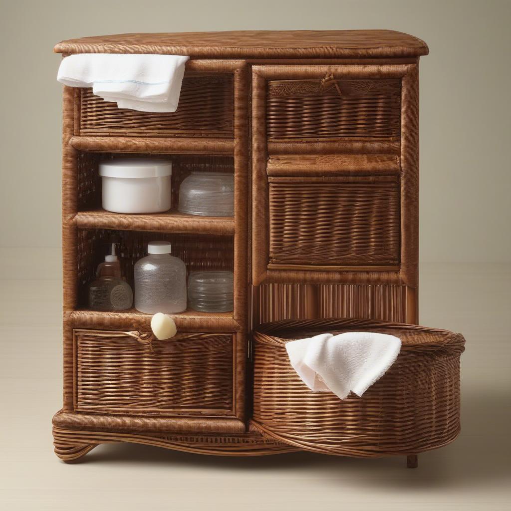 Caring for a Wicker Cabinet