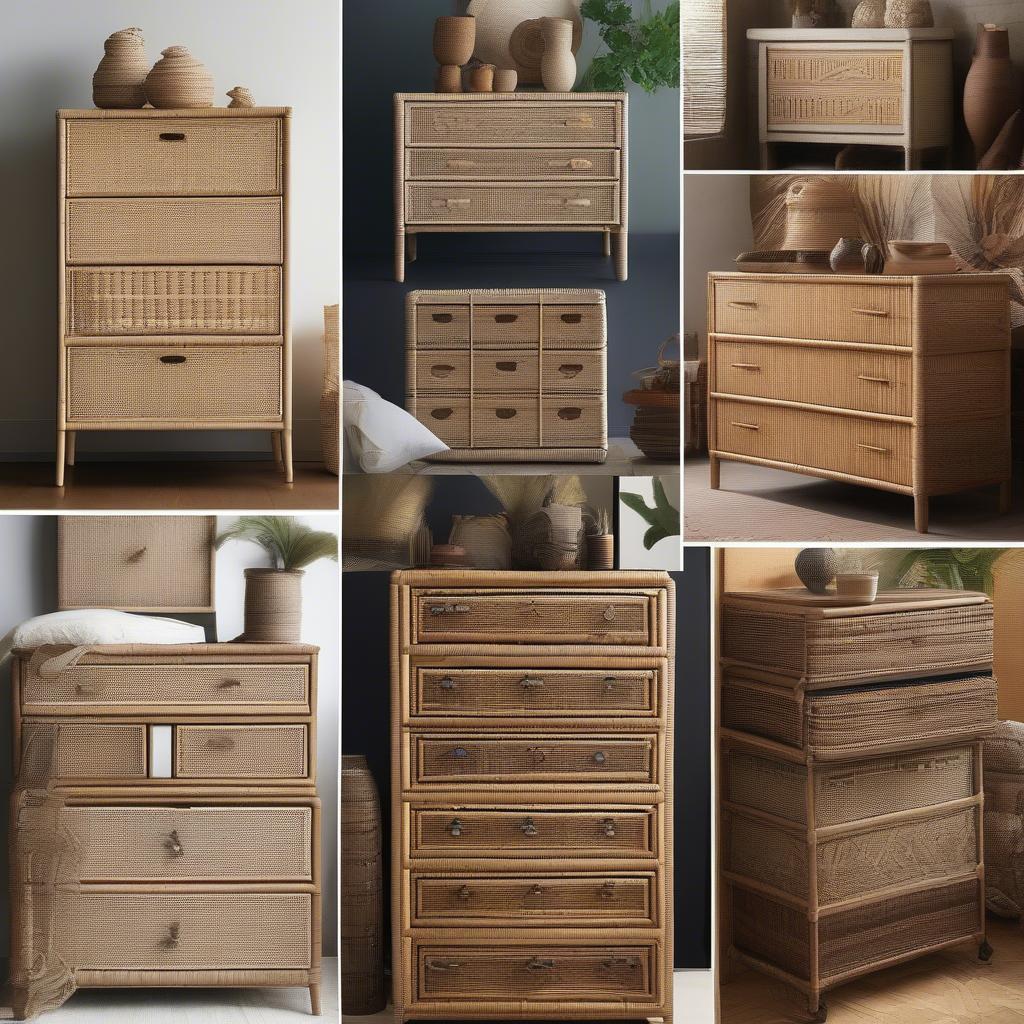 Wicker Chest of Drawers Styles