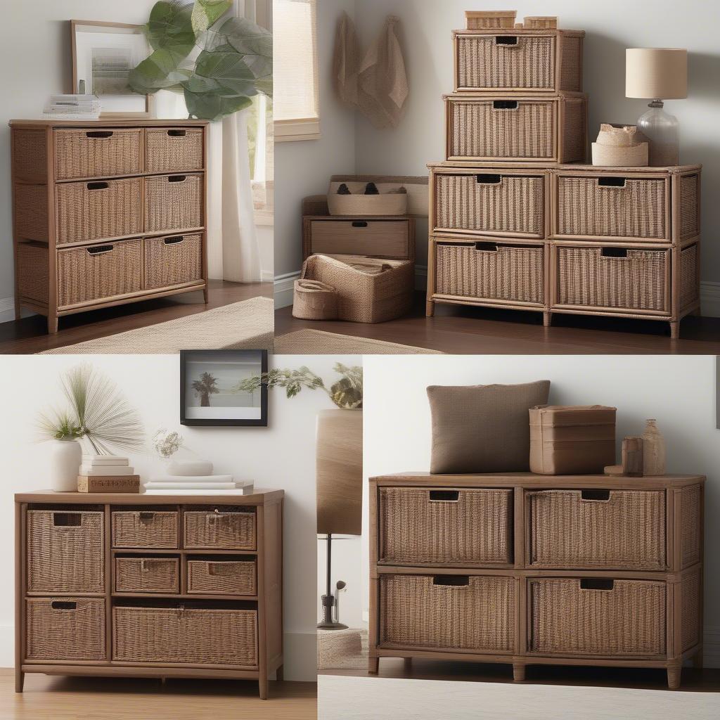 Variety of Wicker Chest Sizes and Styles