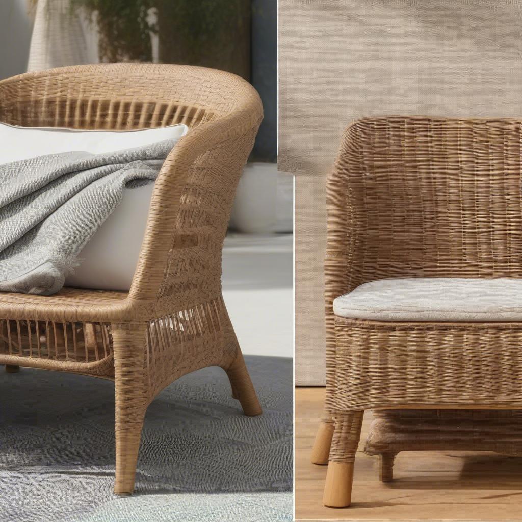 Comparing Different Wicker Materials for Console Tables