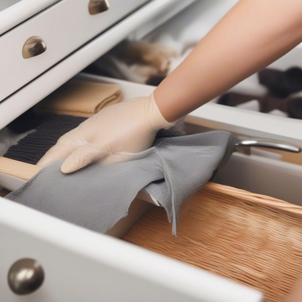 Cleaning and Caring for Wicker Drawers