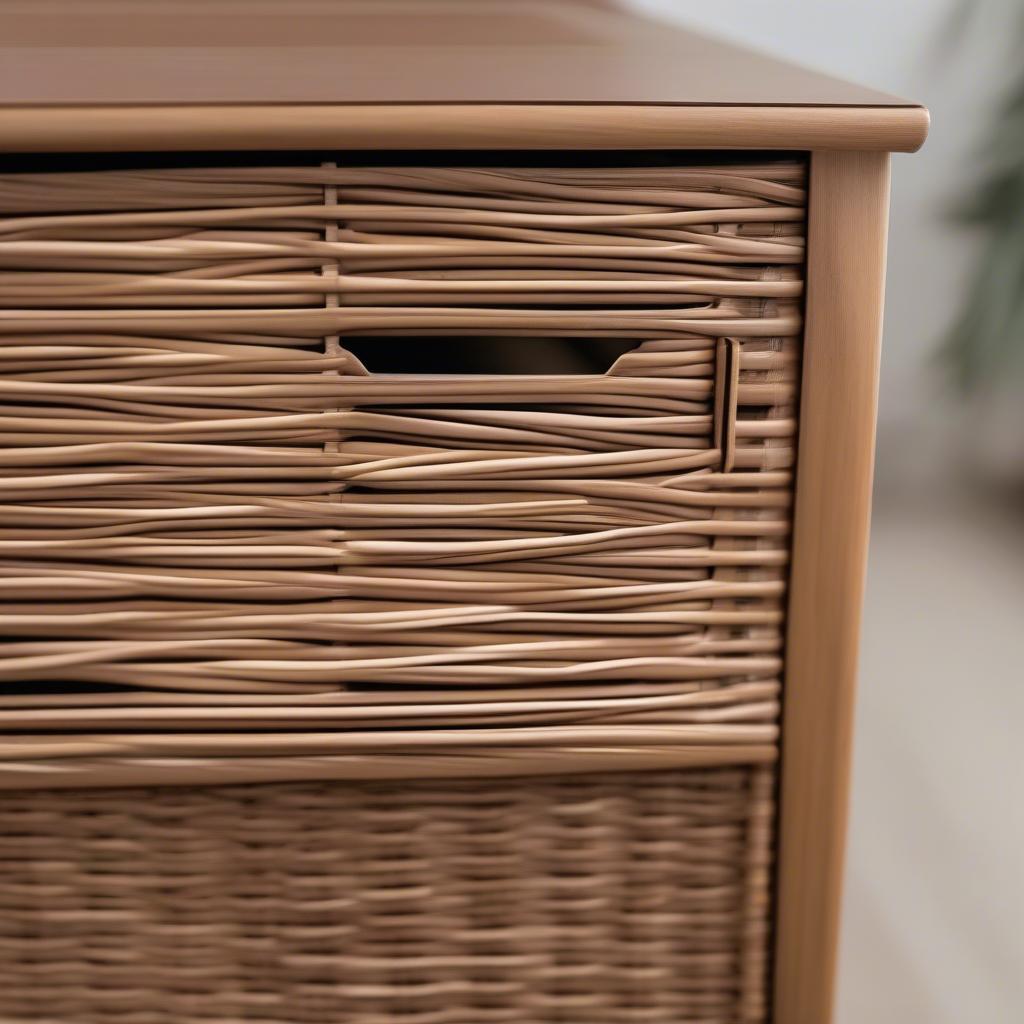 Wicker File Cabinet 2 Drawer Construction Details