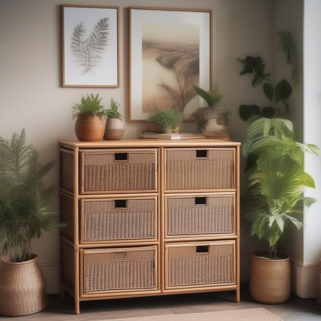 Wicker File Cabinet - A Sustainable Choice