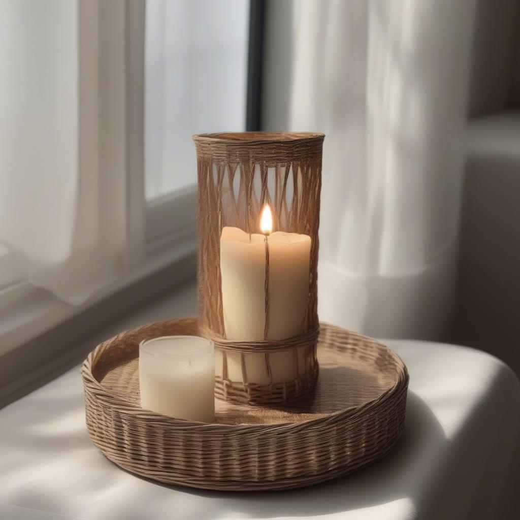 Wicker Floor Candle Holder Safety Tips