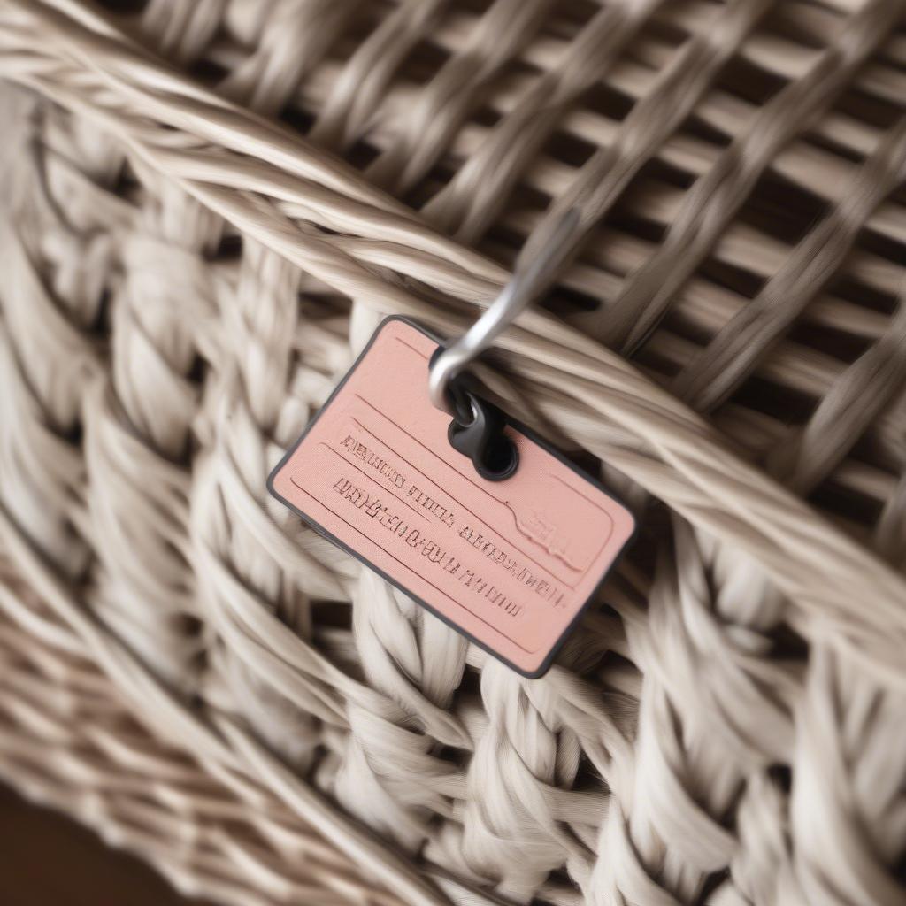 Wicker Furniture Weight Limit Tag