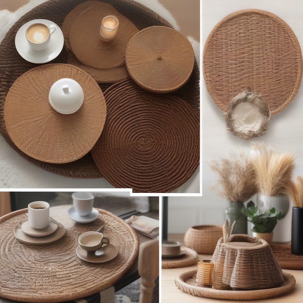 Decorating Ideas with Wicker Mats