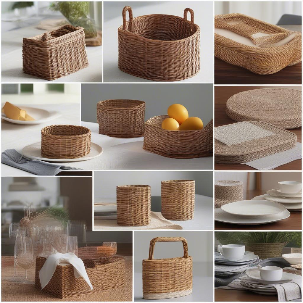 Different Styles of Wicker Napkin Holders in the UK