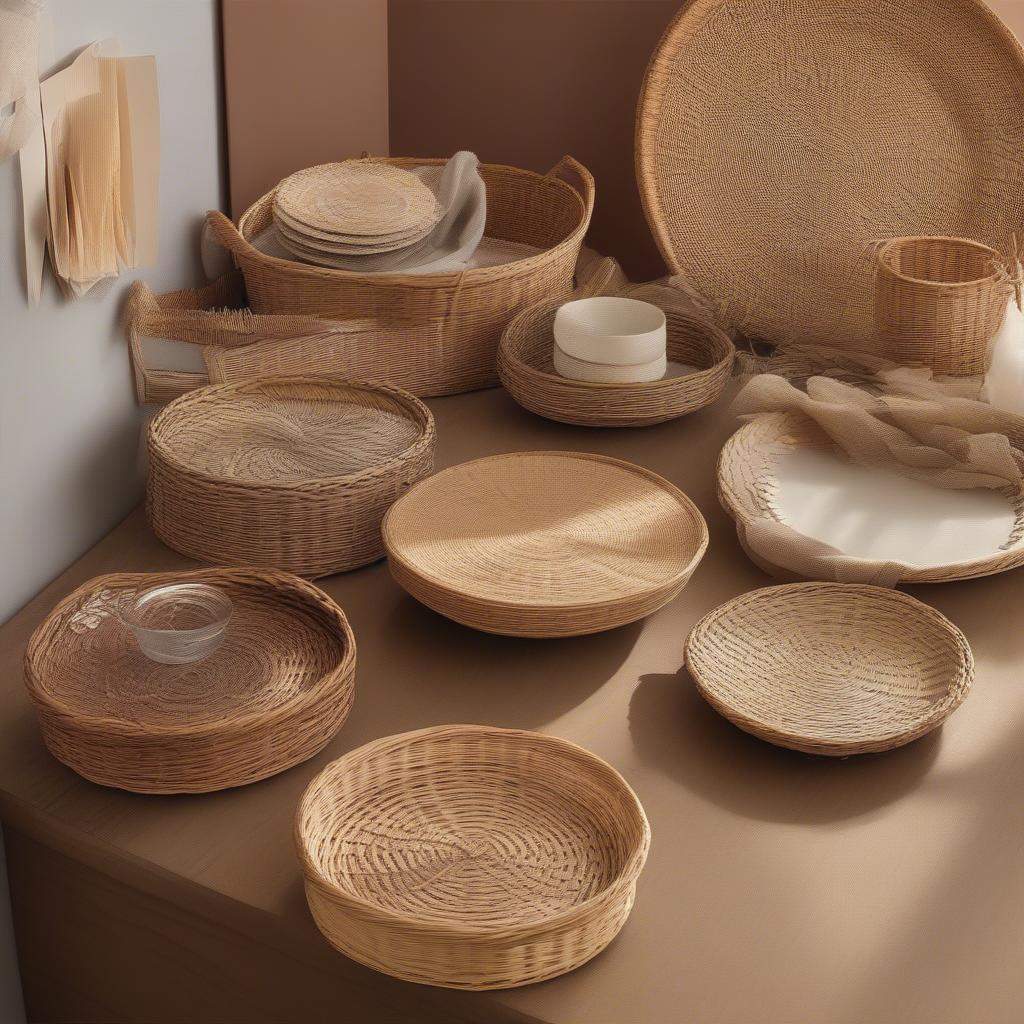 Wicker Paper Plate Holder Options at Target