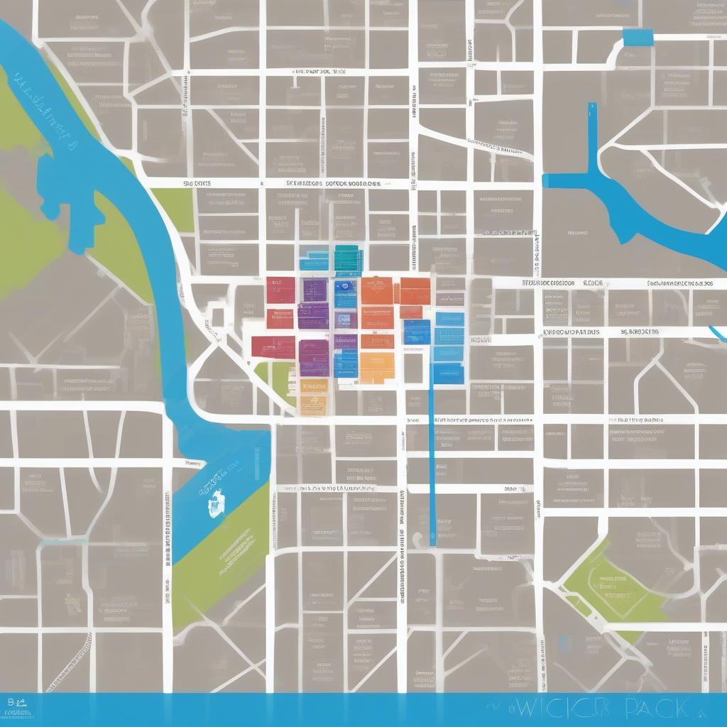 Map of Self Storage Facilities in Wicker Park