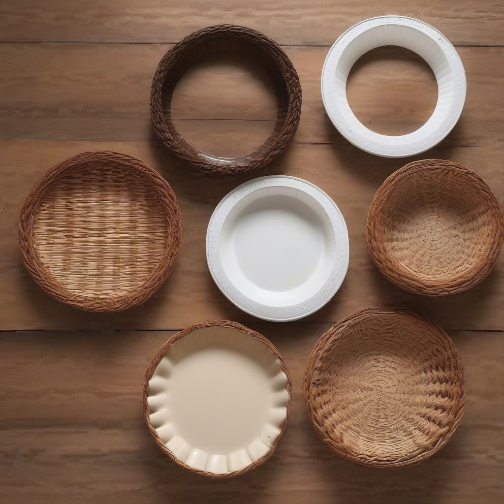 Wicker Pie Plate Holder Sizes