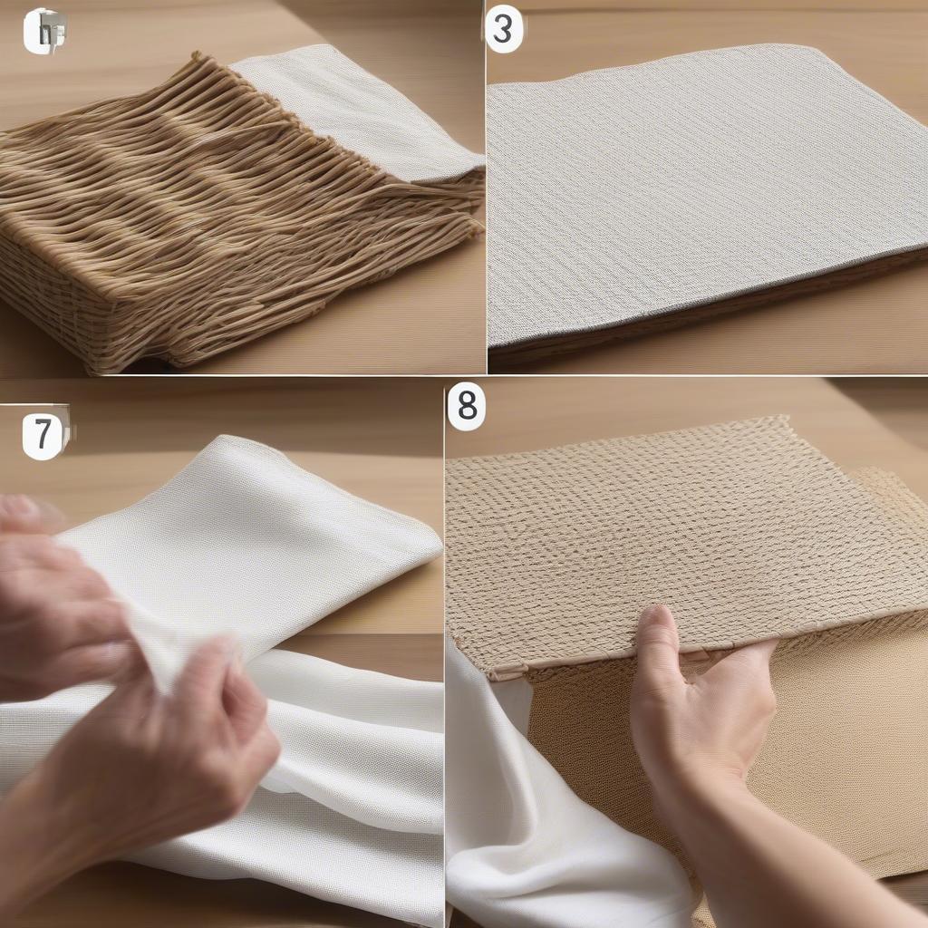 Proper care and storage techniques for wicker placemats