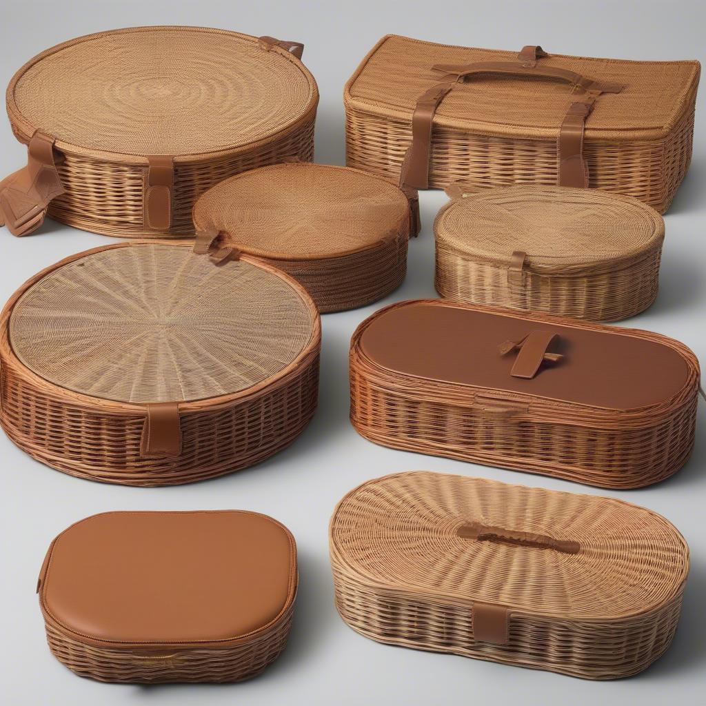 Wicker Placemat Cases in Different Shapes and Sizes