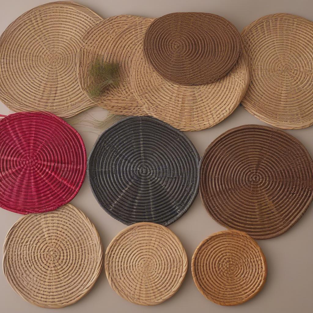 Wicker placemat round bulk wholesale options