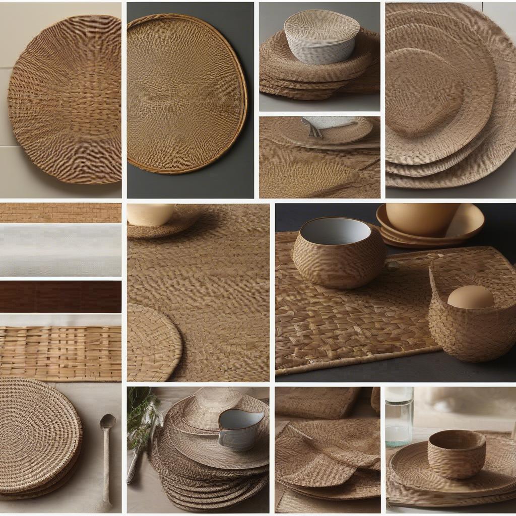 Different Styles of Wicker Placemats in Ireland