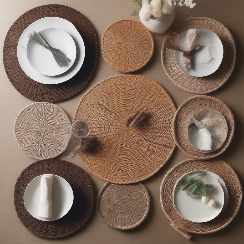 Wicker Placemats on an Online Marketplace