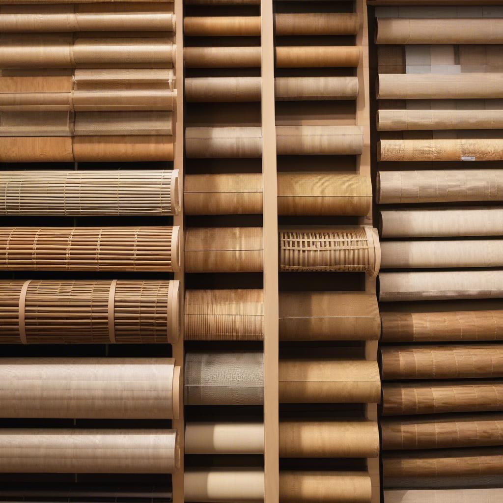 Wicker, Rattan, and Bamboo Blinds at Home Depot