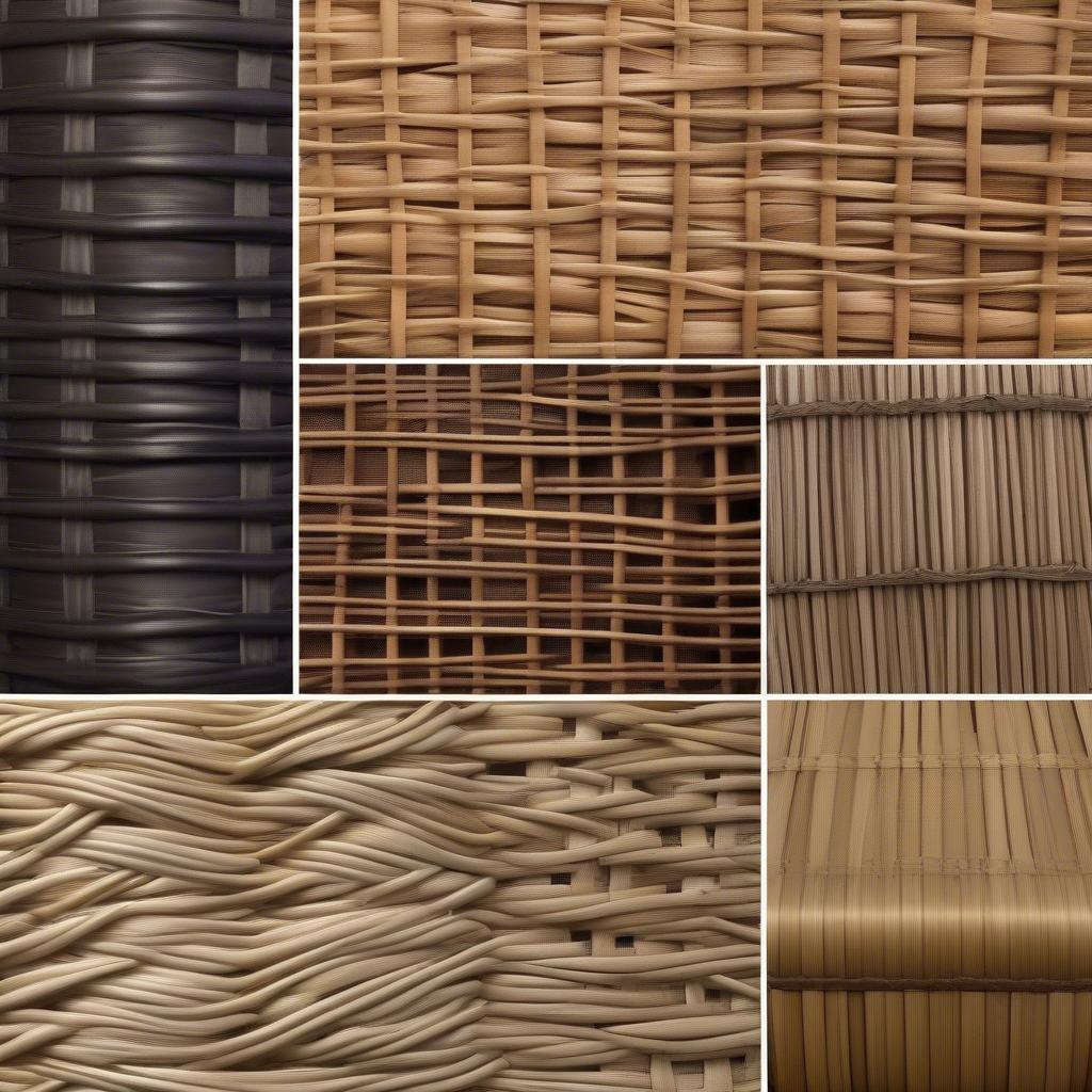 Close-up of Wicker and Rattan