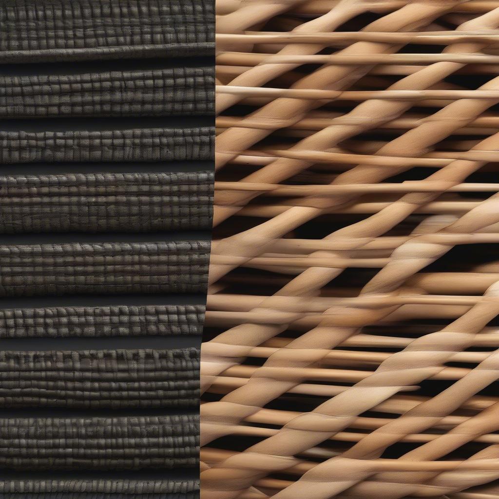 Comparing Wicker and Rattan for Cabinet Inserts