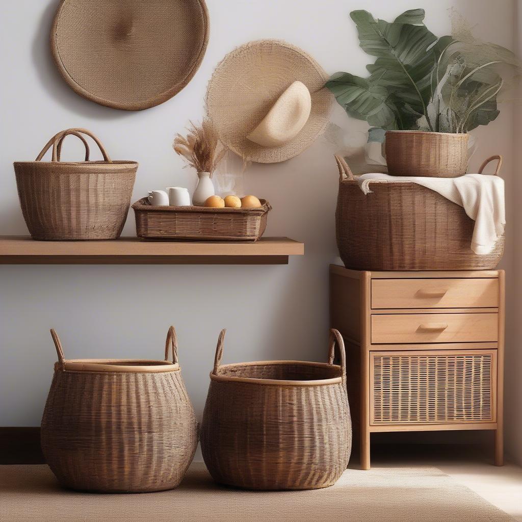 Wicker & Rattan in Home Decor