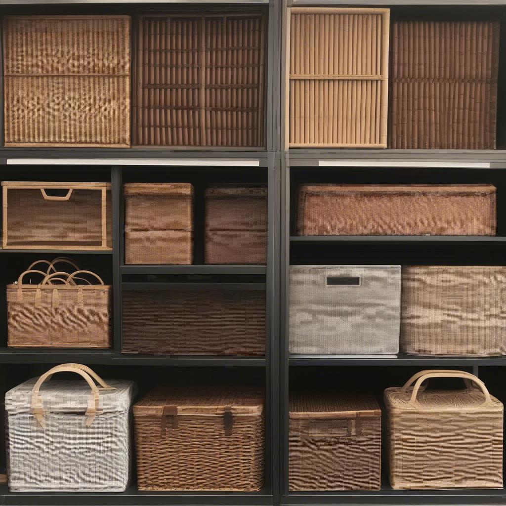 Comparing Wicker and Rattan Storage Options