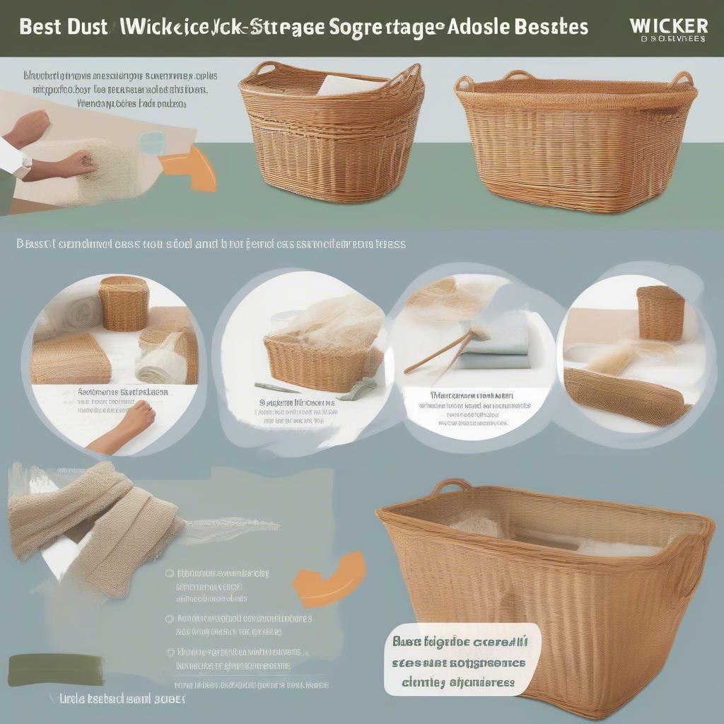 Wicker storage basket care and maintenance tips