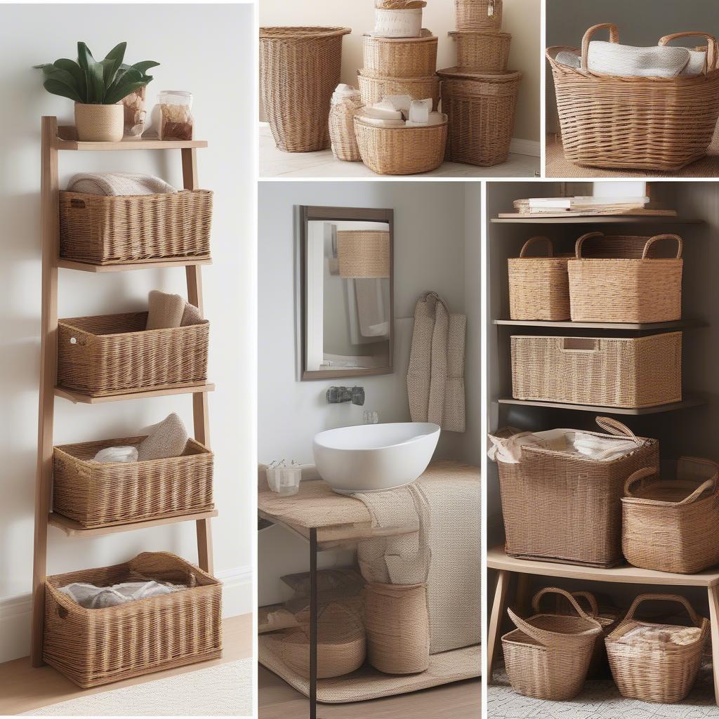 Wicker Baskets for Home Organization