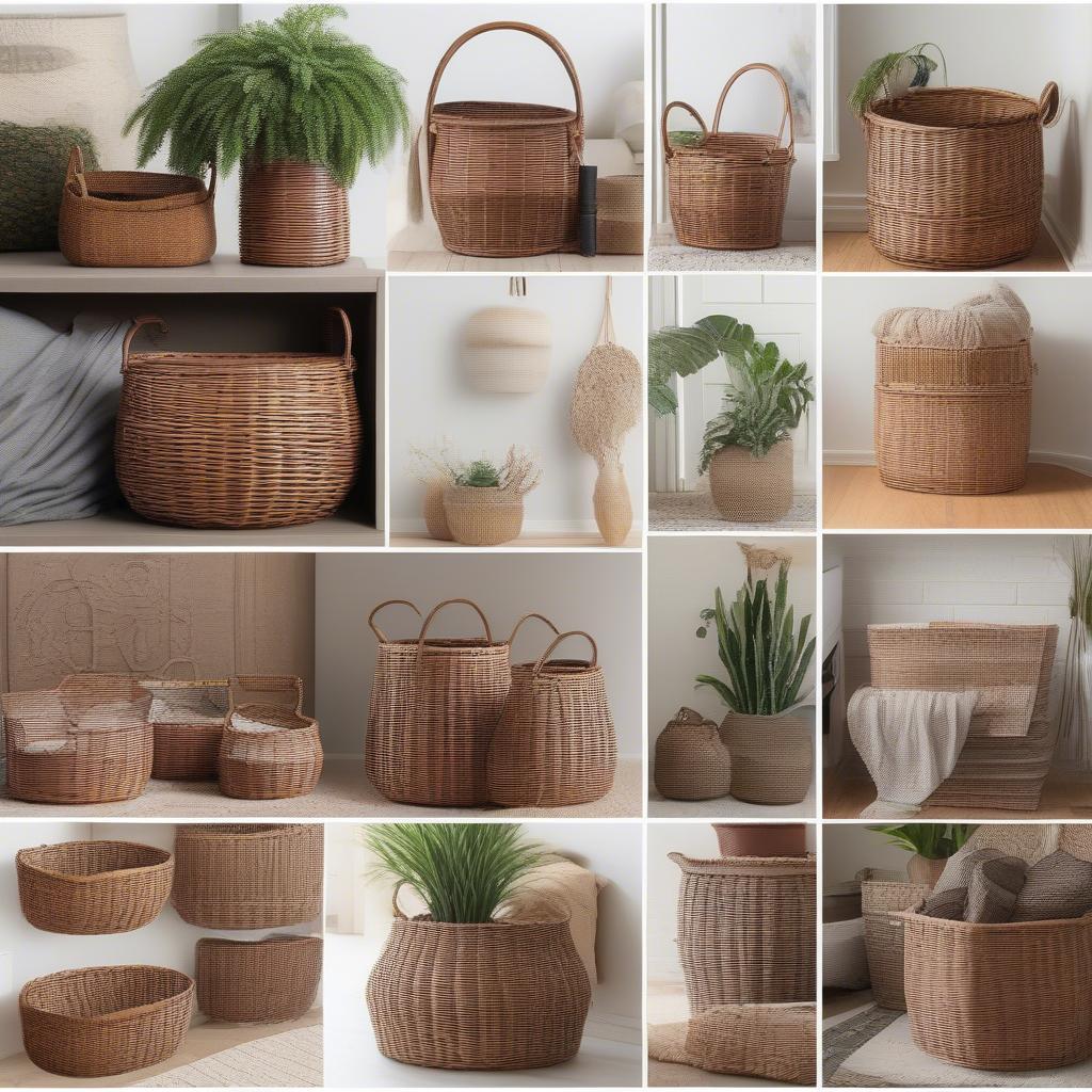 Styling Ideas for Wicker Storage Baskets